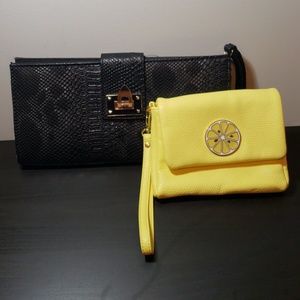 SOLD Yellow Clutch/Wristlet- See Black Clutch